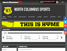Tablet Screenshot of northcolumbussports.org